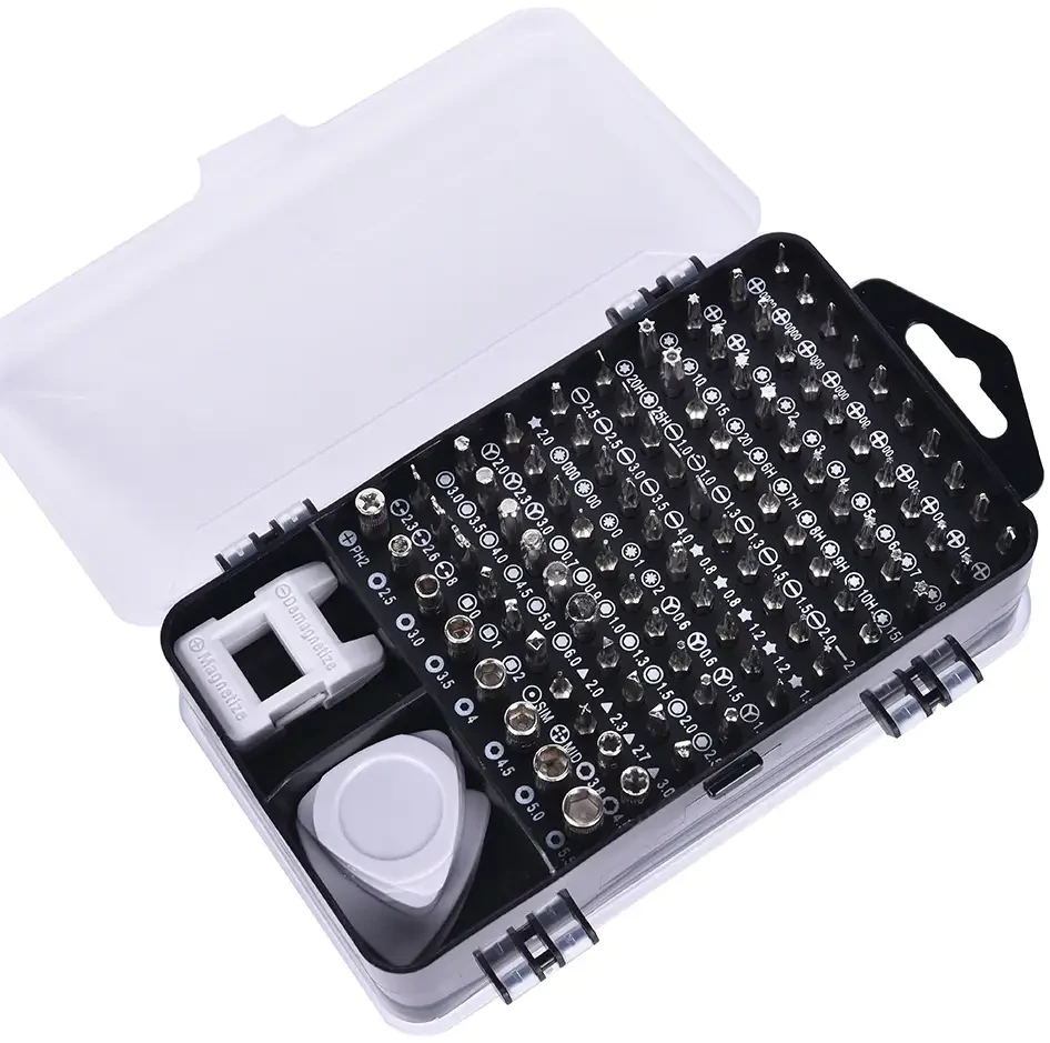 Набор мини прецизионных отверток Kindlov 115в1 многофункциональный (12665842)