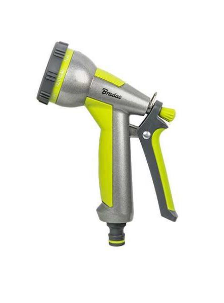 Пистолет для полива Bradas Line металлический 8 режимов Lime (21186)