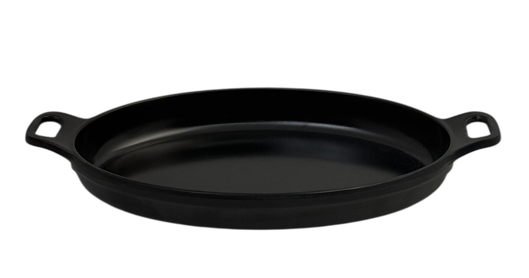 Сковорода овальная для подачи One Chef из меламина 21х14 см Черный матовый (29817993)