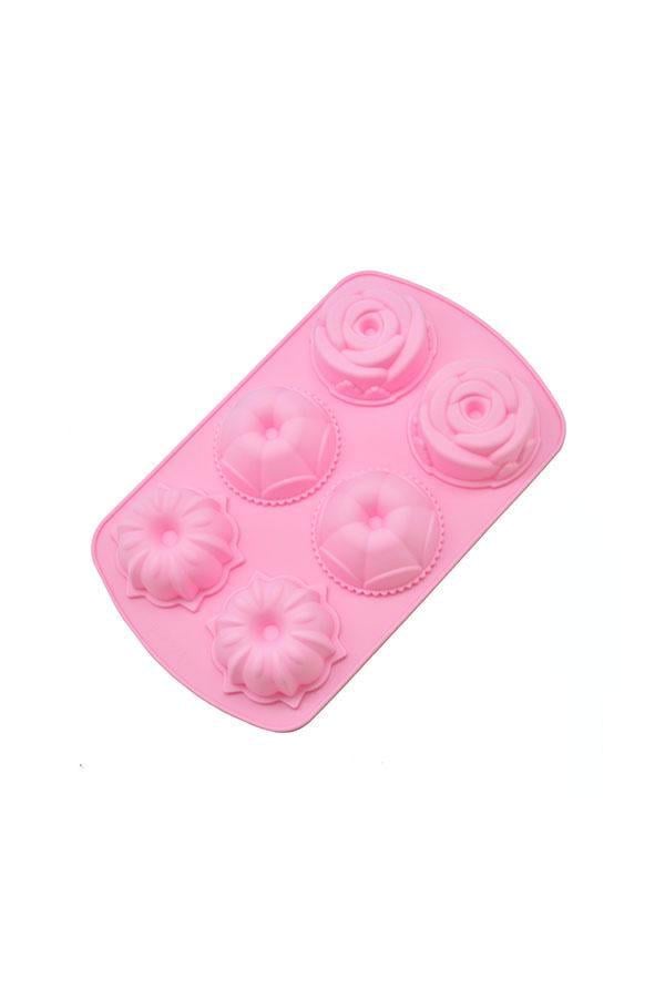 Силиконовая форма для кексов Fleur 6 шт. 27,5х17х3 см (MH-3362)