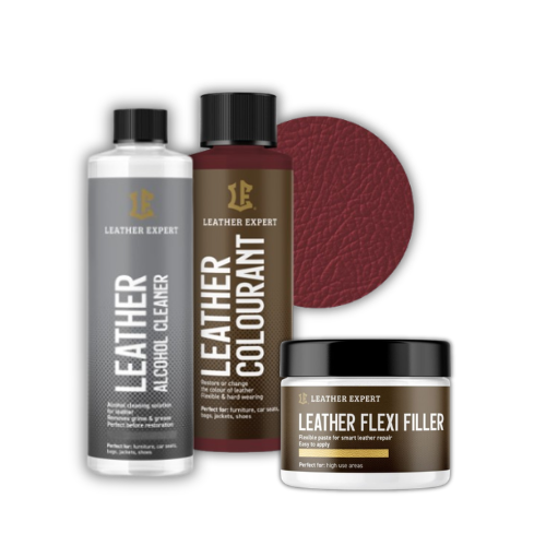 Набор для легкой реставрации кожаного салона Leather Expert 504 Maroon