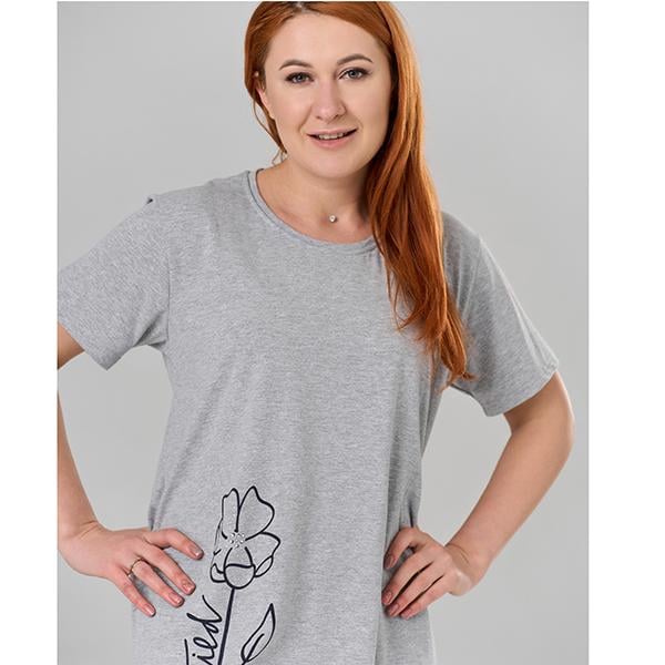 Туніка жіноча малюнок 4XL (12448) - фото 5 Туніка жіноча малюнок 4XL (12448) - фото 5