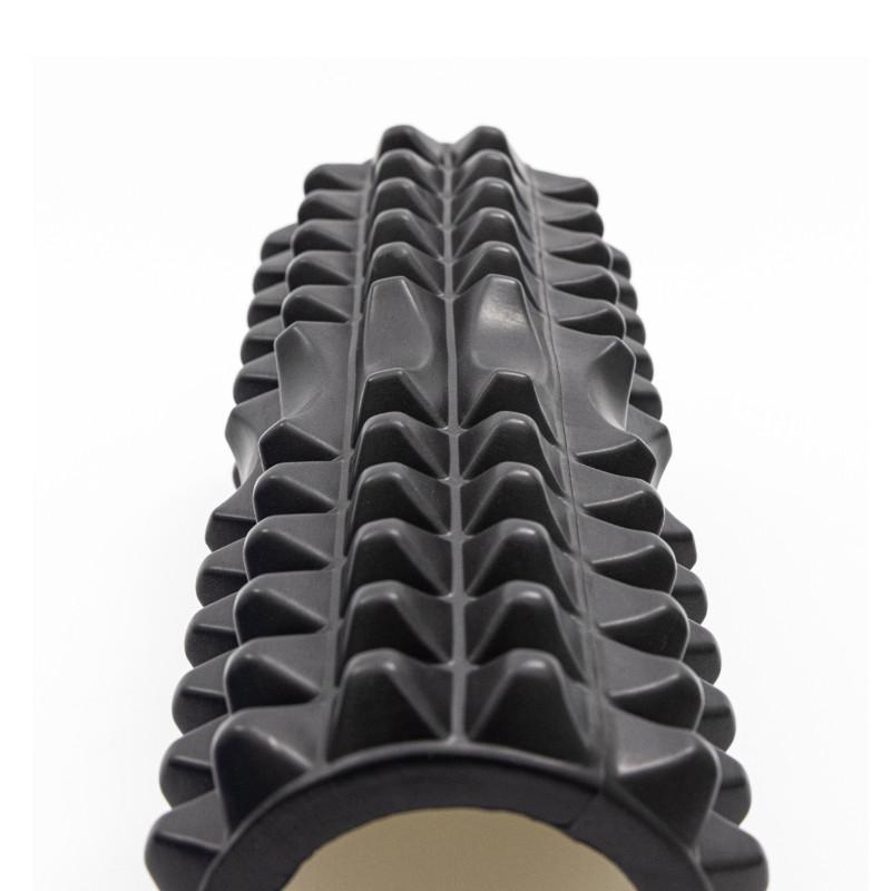 Массажер рулон рельефный Feel Fit для йоги 45х13 см Черный - фото 3