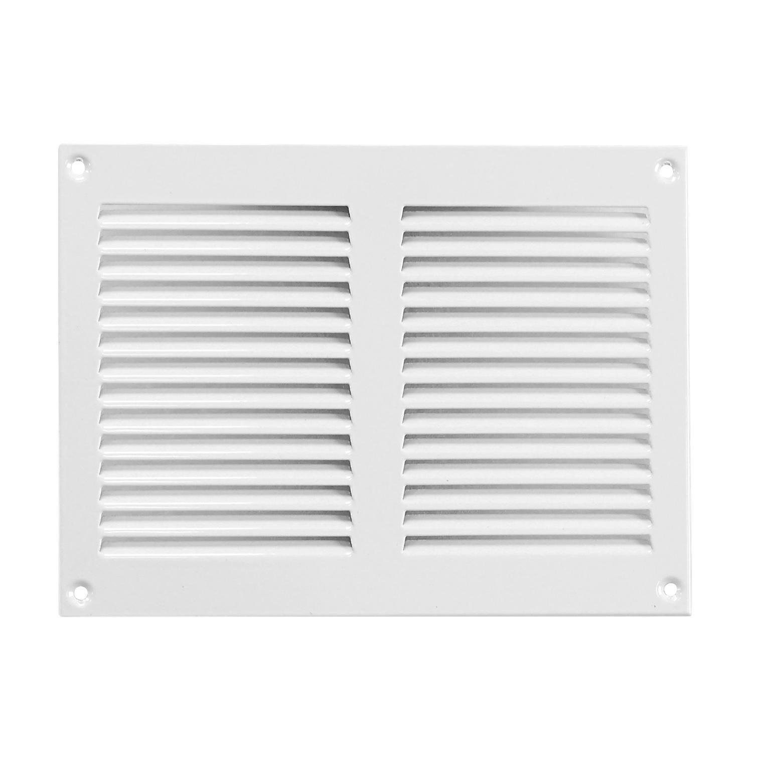 Решітка металева Europlast MR2015 200x150 мм Білий (78603) - фото 1