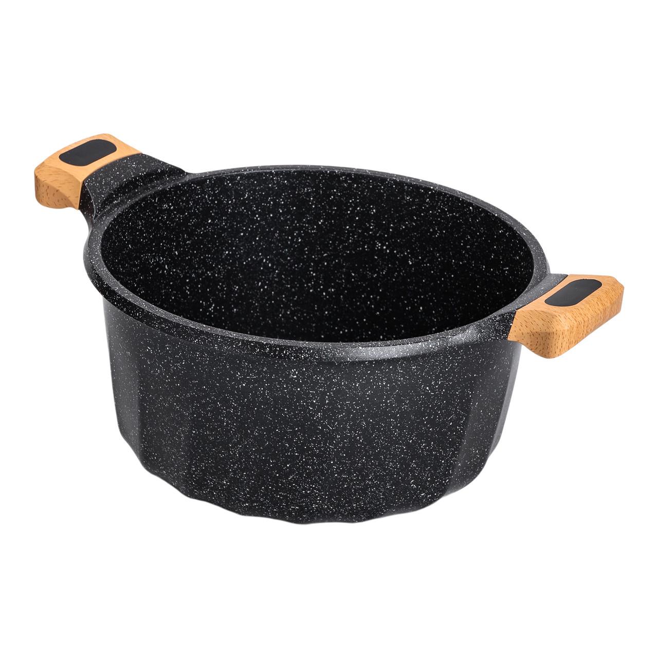 Кастрюля алюминиевая MGC с крышкой и антипригарным покрытием 11 л Ø 32 см - фото 2 Кастрюля алюминиевая MGC с крышкой и антипригарным покрытием 11 л Ø 32 см - фото 2