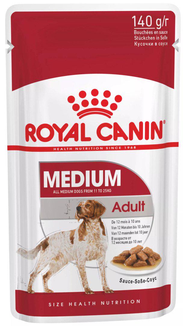 Корм вологий для собак середніх порід Royal Canin Medium Adult 140 г (9003579008379)