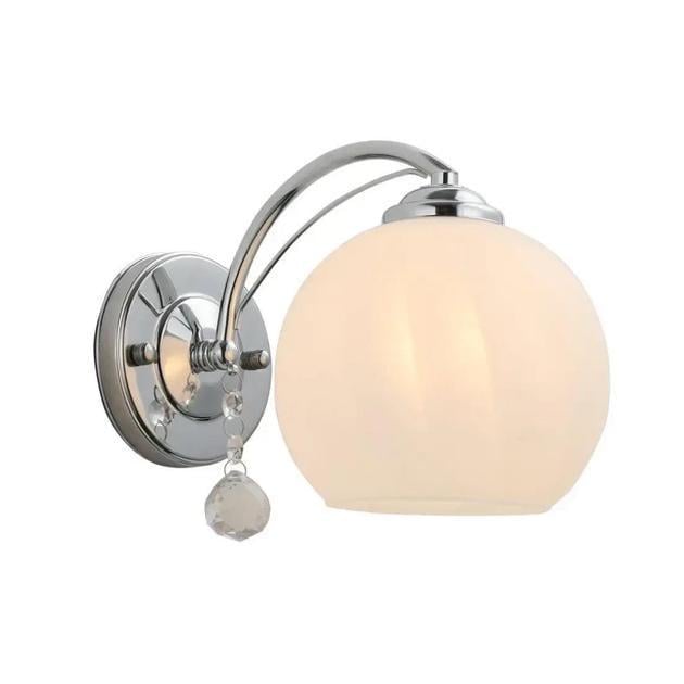 Бра настінне Valeso з круглим плафоном одинарне Е27 IP20 G 07466/1W Хром (28687512)