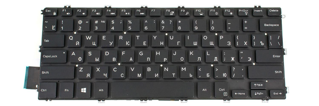 Клавиатура для ноутбука Inspiron 5482 с подсветкой клавиш (123061)