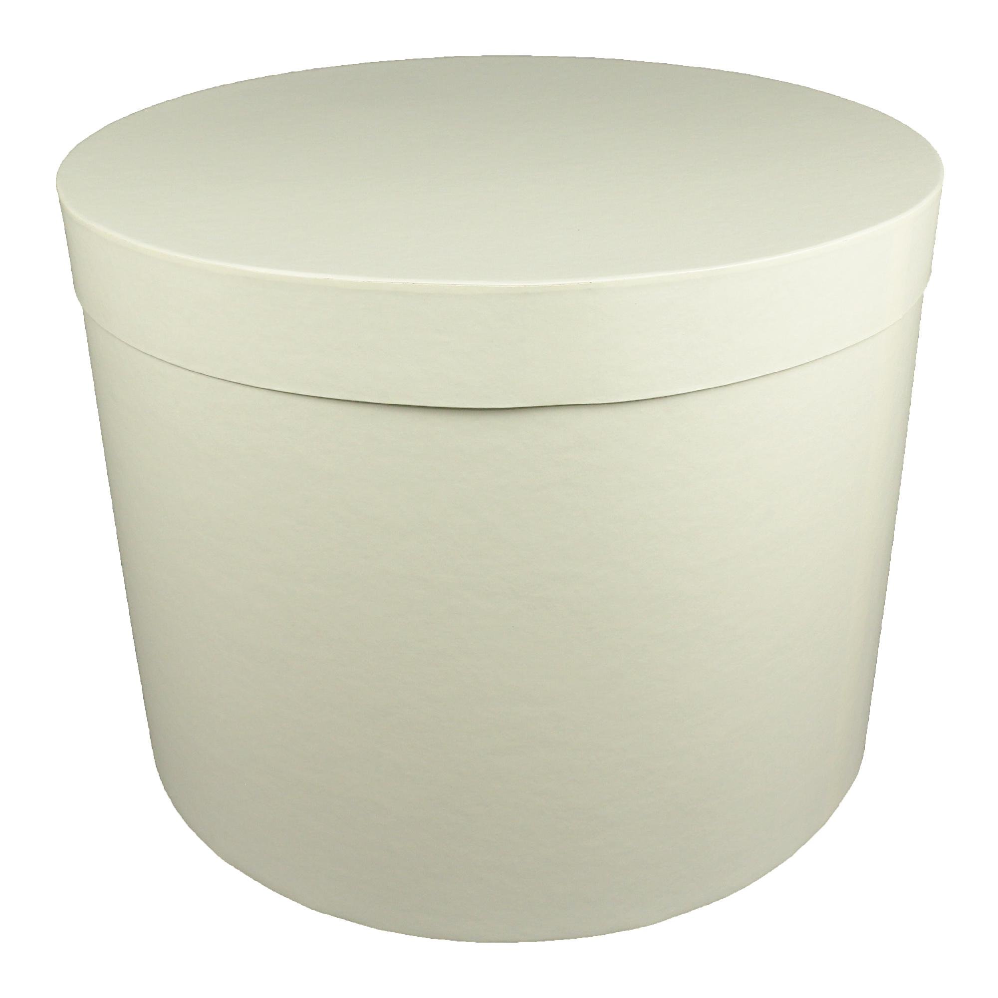 Коробка Perfectbox цилиндрическая матовая 40х50 см Крем (202)