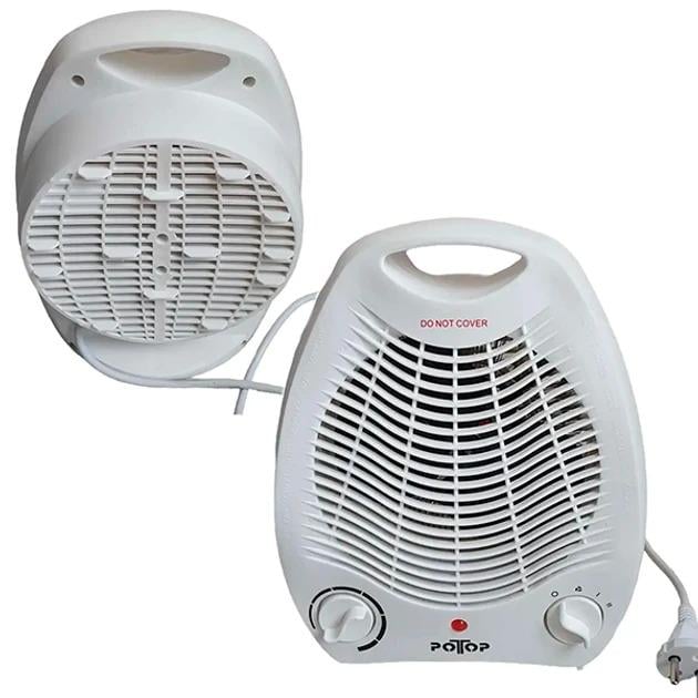 Тепловентилятор електричний PoTop 2000 Вт LQ-501 Білий (3037) - фото 3 Тепловентилятор електричний PoTop 2000 Вт LQ-501 Білий (3037) - фото 3