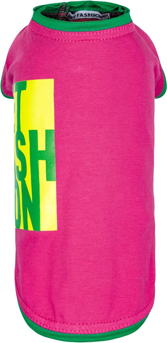 Футболка Pet Fashion YES XS-2 Малиновый (4823082424566)