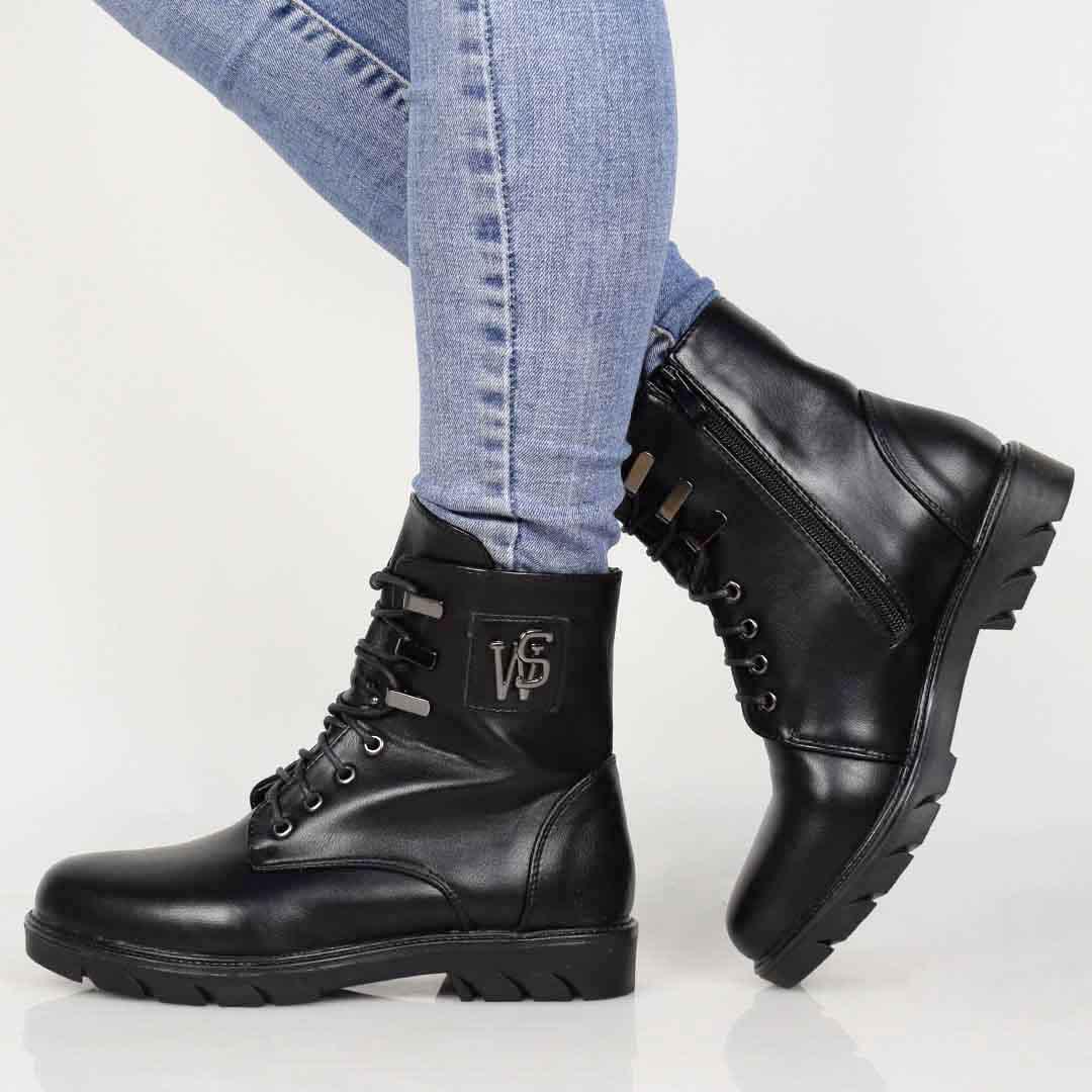 Ботинки женские на шнуровке 321610 р. 37 23,5 см