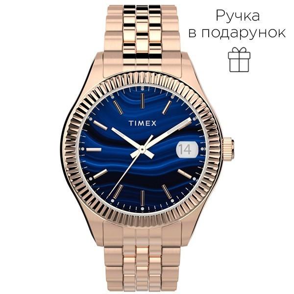 Наручные часы женские Timex Waterbury кварцевые Gold (Tx2t87300)