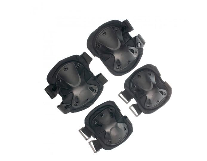 Защитные наколенники и налокотники Черный (AN004973)