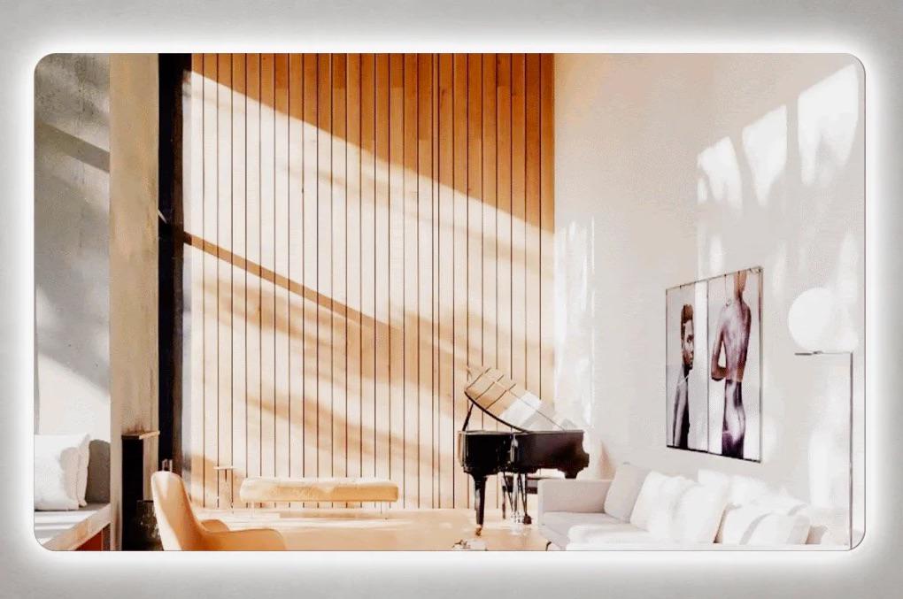 Зеркало Dim Dzerkal LORO с LED-подсветкой 60х70 см (2249)