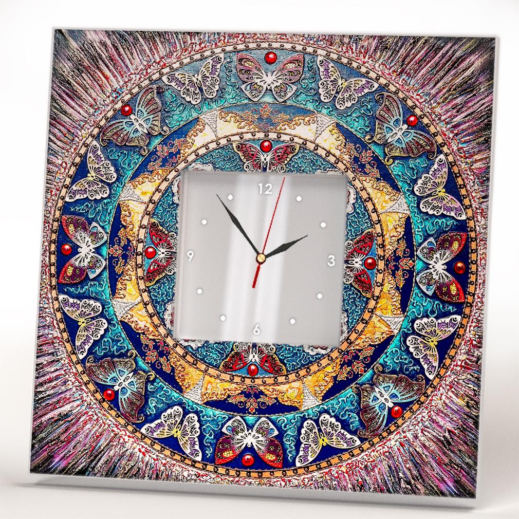 Часы Узор Мандала. Буддизм 260x260 мм (C04641)