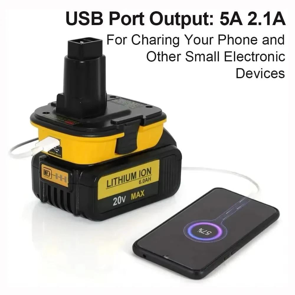 Адаптер для электроинструмента DCA1820 для литий-ионного аккумулятора (129186) - фото 6 Адаптер для электроинструмента DCA1820 для литий-ионного аккумулятора (129186) - фото 6