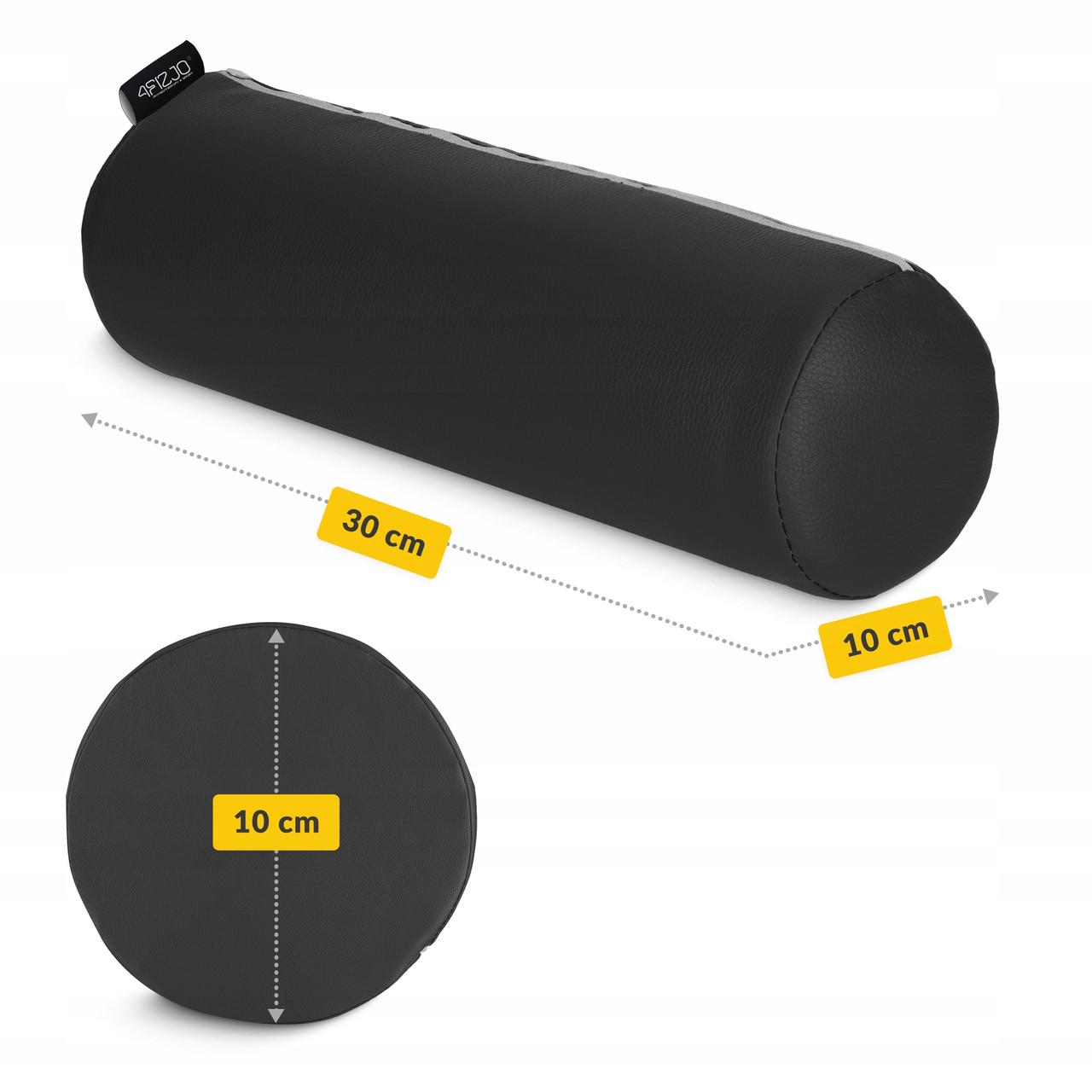 Массажный валик 4fizjo 30x10 см Black (P-5905973403009) - фото 4 Массажный валик 4fizjo 30x10 см Black (P-5905973403009) - фото 4