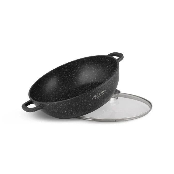 Набор алюминиевых кастрюль Edenberg с антипригарным мраморным покрытием 25 л/41 л/55 л (EB 8160) - фото 3