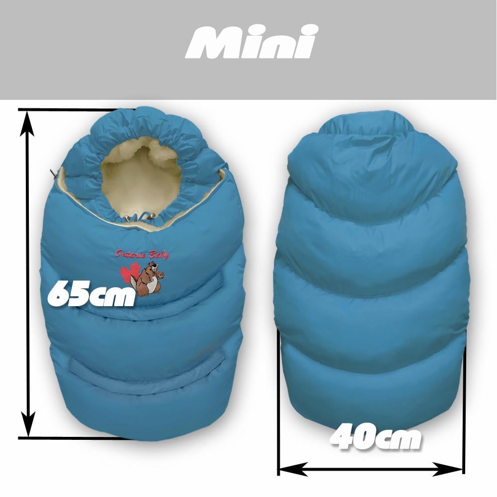 Конверт-трансформер пуховий 2в1 Alaska СС з хутром Волошковий (ART-0000556) - фото 6 Конверт-трансформер пуховий 2в1 Alaska СС з хутром Волошковий (ART-0000556) - фото 6