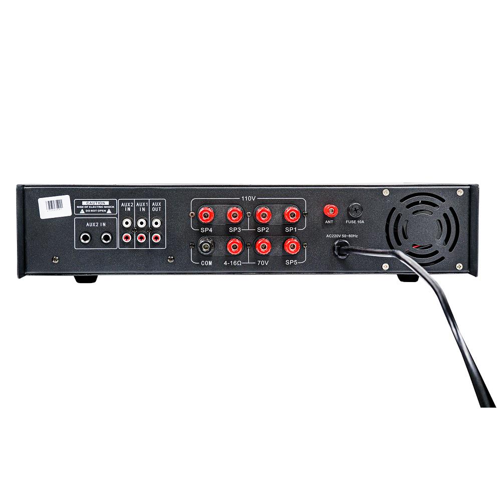 Підсилювач потужності трансляційний 4all 4PRO Audio PAMP-360-5Zi-BT Amplifier 360W 5-Zone - фото 5