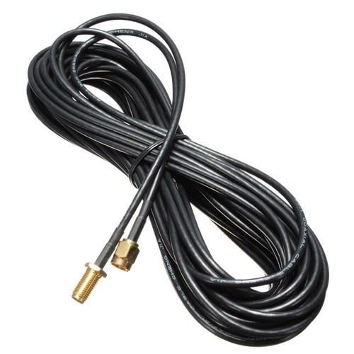 Коаксиальный кабель удлинитель Wi-Fi RP to SMA антенна 9 м Black (313289)