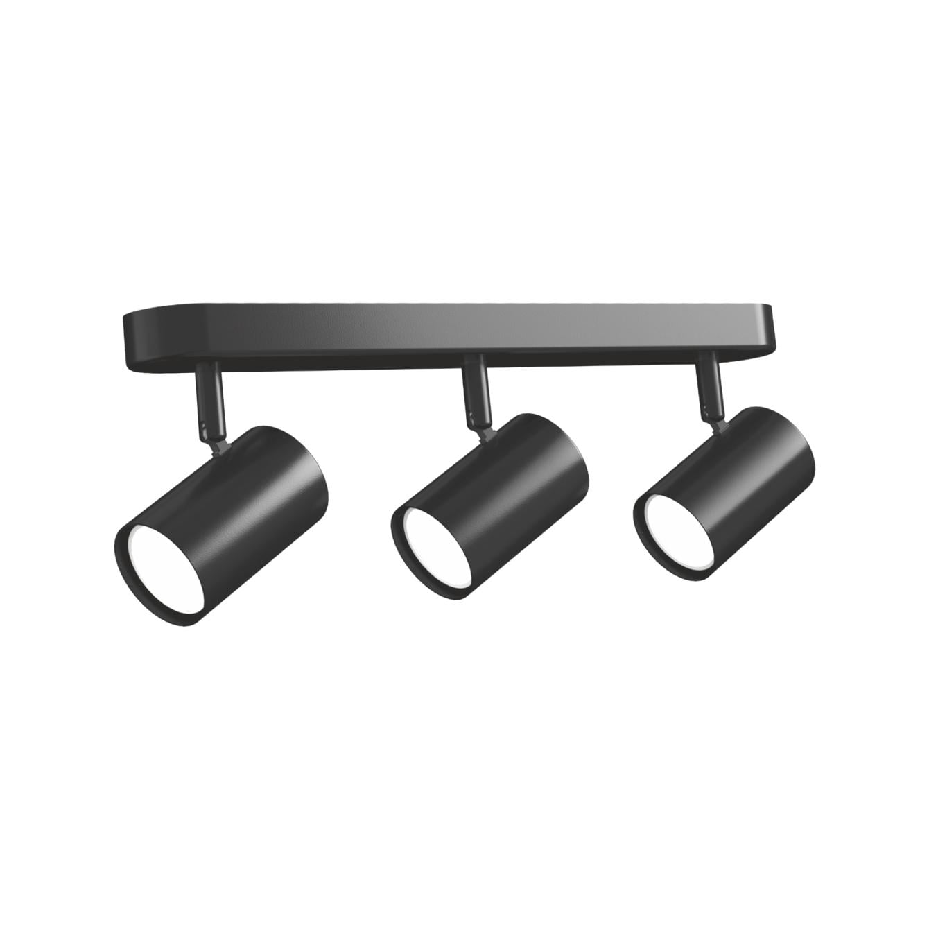 Спот накладной Sneha линейный поворотный на 3 плафона GU10 Черный (995351)