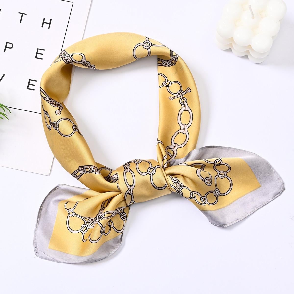 Платок женский 10266 70 см Желтый (4548165)