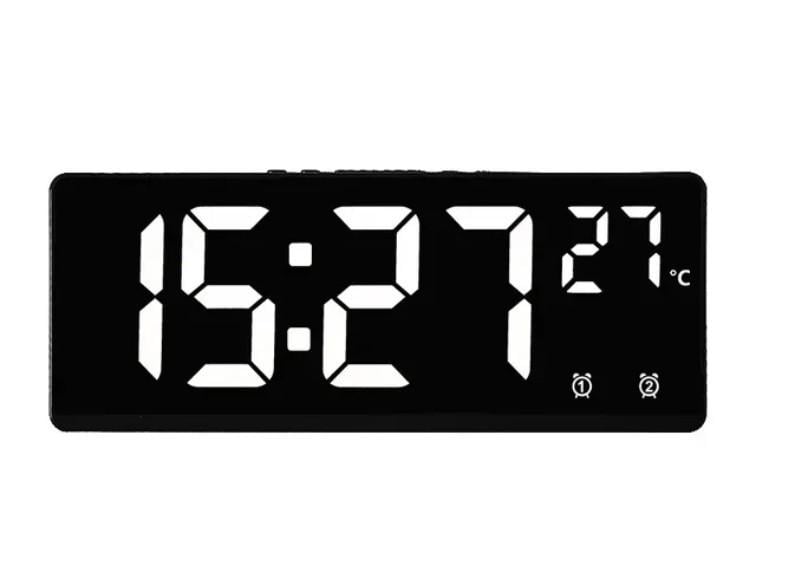 Часы электронные DS-6631 USB/батарейки 5 В Белый (2254929024)