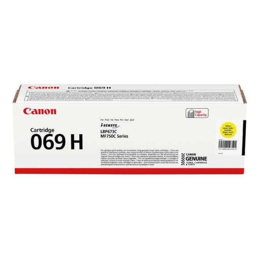 Картридж для лазерного принтера Canon Cartridge 069H Yellow (5095C002 AA)