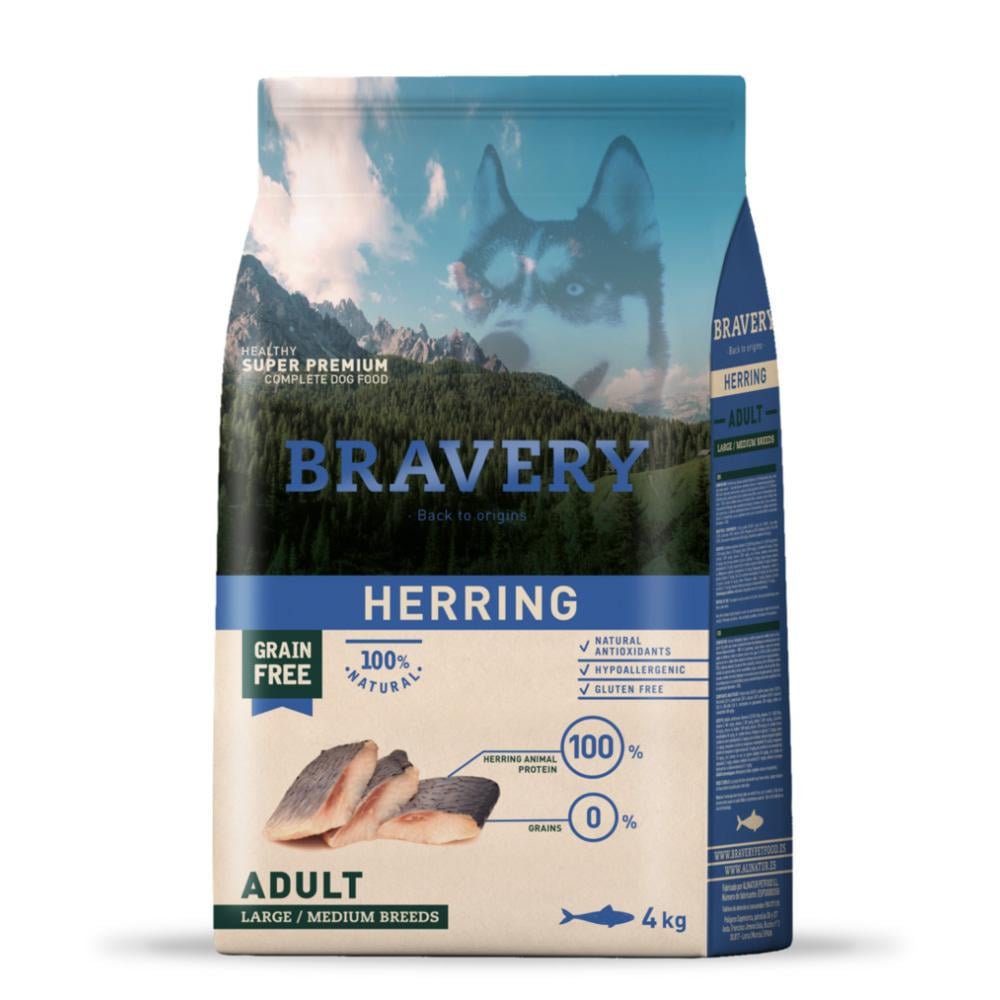 Корм сухой Bravery Dag Herring Large/Medium 4 кг