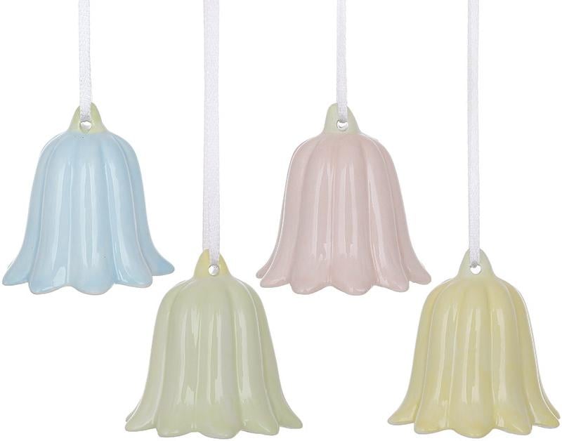 Набор подвесок Нежные цветы 8 шт. 7 см