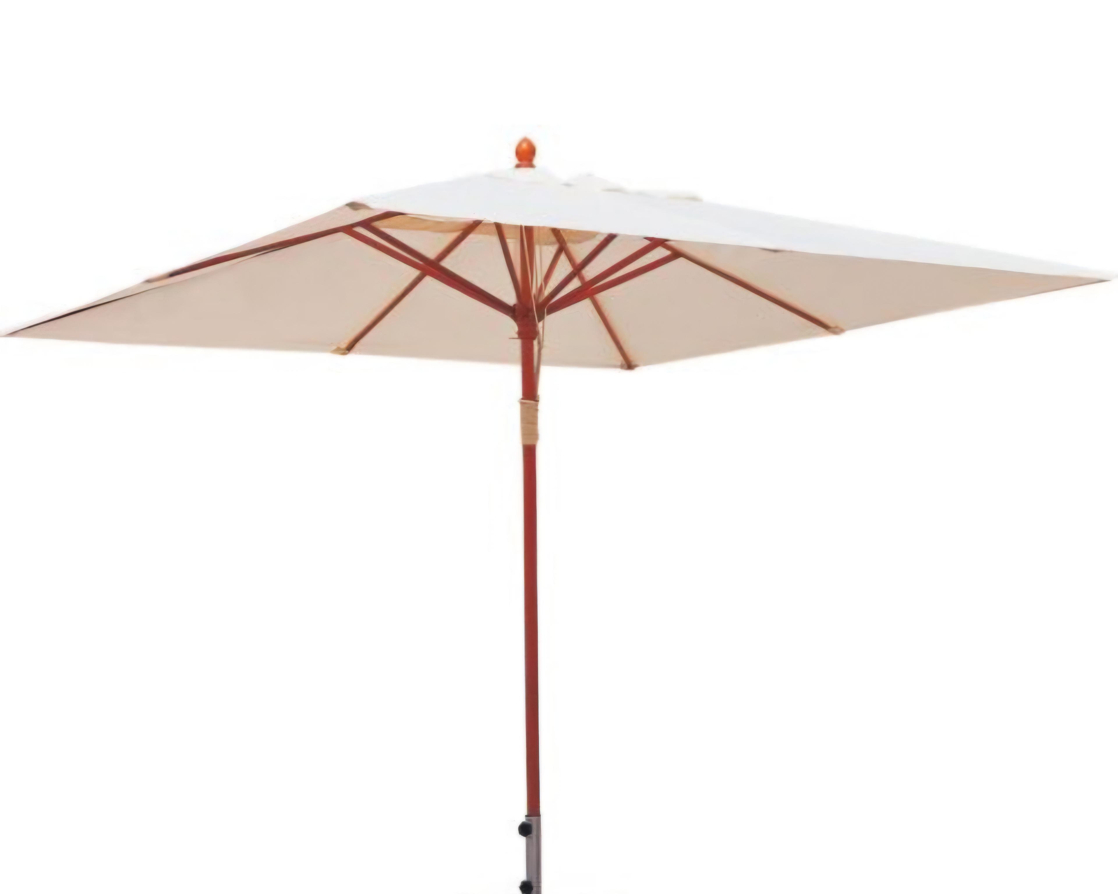 Зонтик квадратный Торонто для гостиниц/пляжей/кафе 2,5/2,5 м Молочный Зонтик квадратный Торонто для гостиниц/пляжей/кафе 2,5/2,5 м Молочный