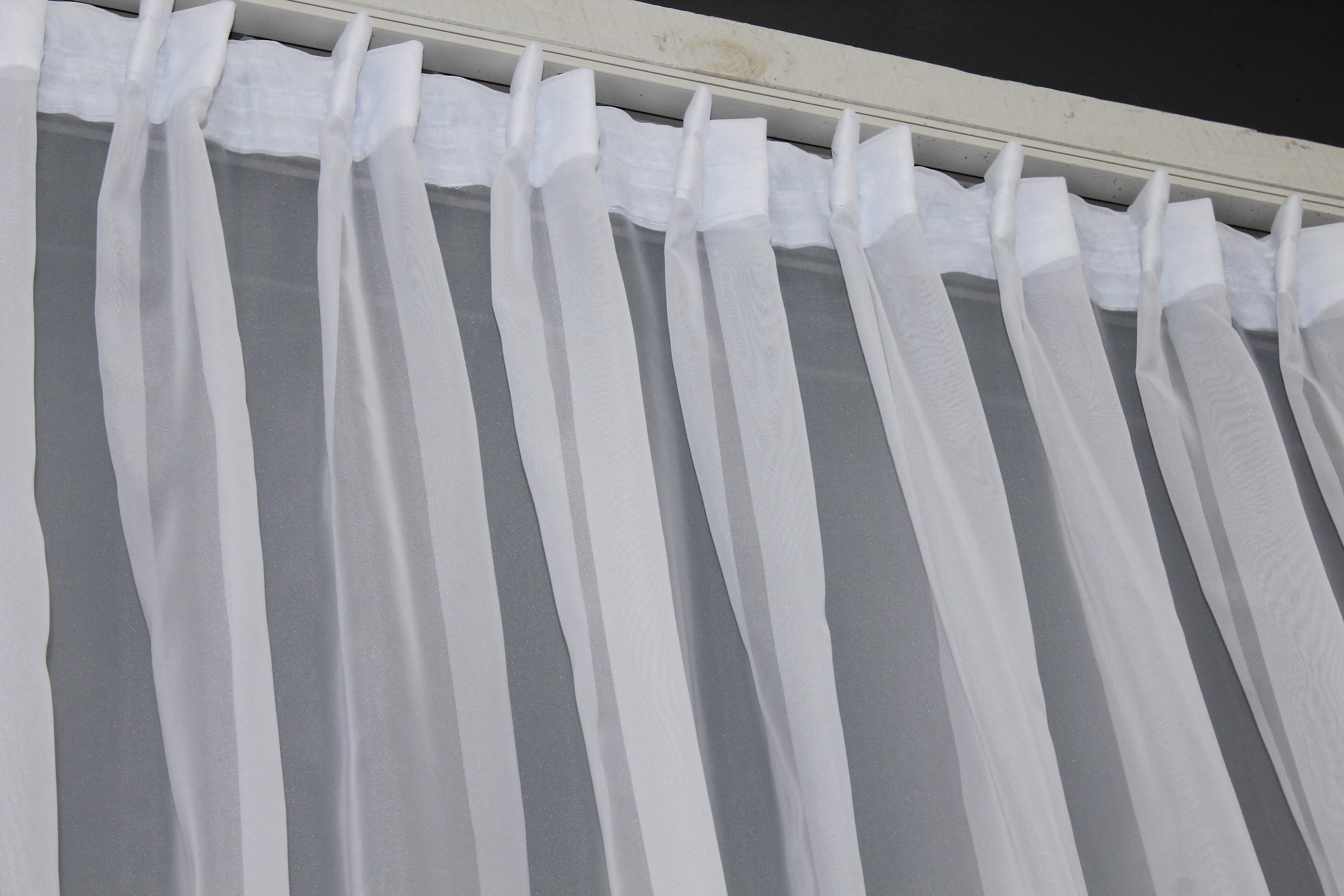 Тюль с тесьмой бантовой VR-Textil н101 шифон однотонный 500х270 см Белый (44-022) - фото 7 Тюль с тесьмой бантовой VR-Textil н101 шифон однотонный 500х270 см Белый (44-022) - фото 7