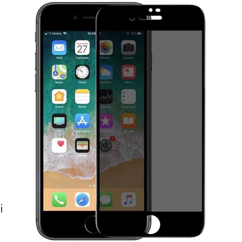 Захисне скло iPhone 7 Plus/8 Plus Black Антишпигун Premium