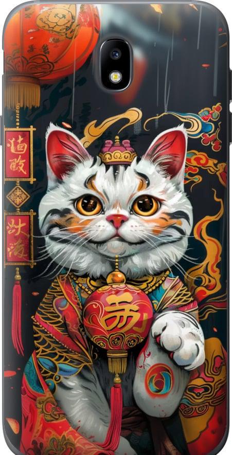 Чехол на Samsung Galaxy J7 J730 (2017) China Cat v2 (6135t-786-42517)