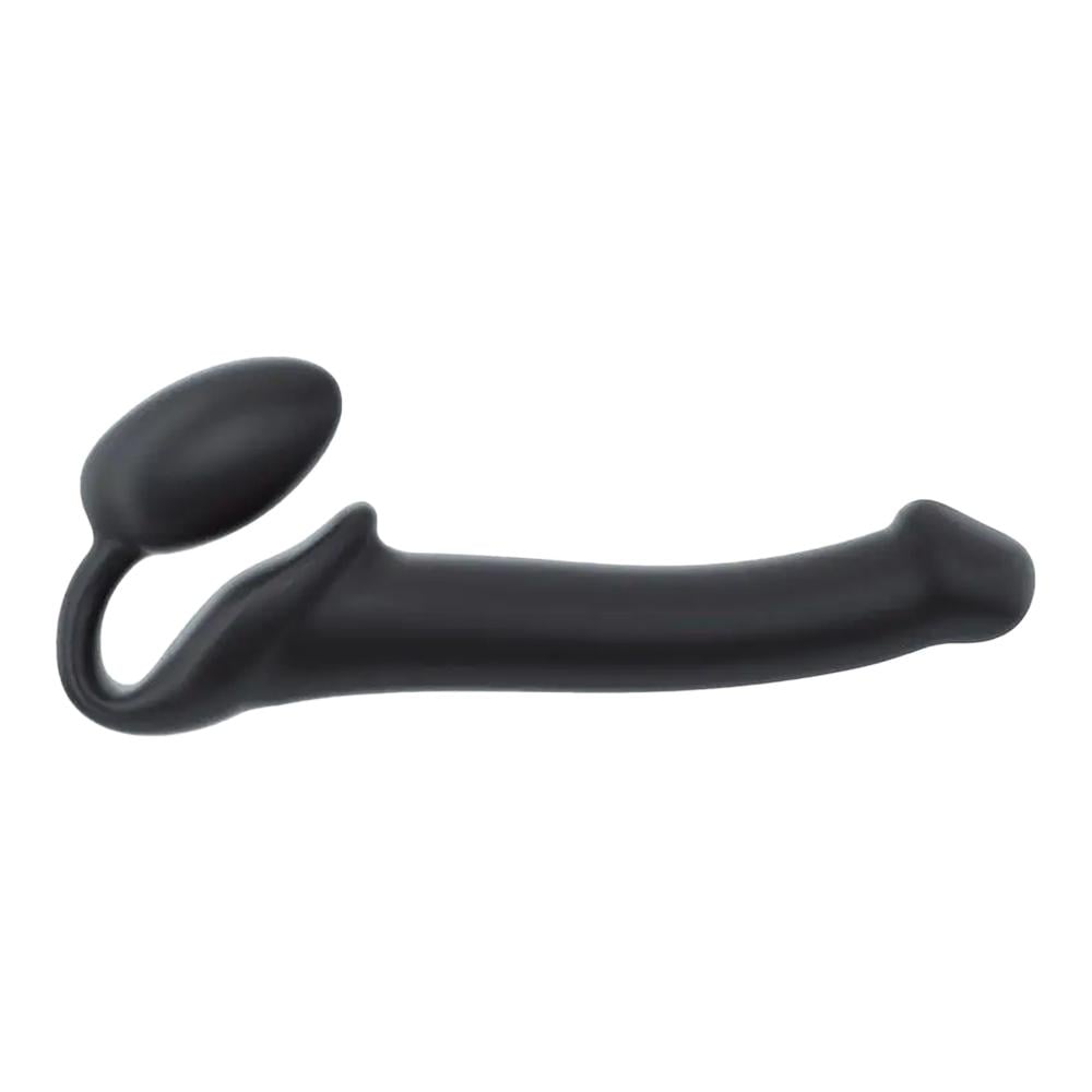 Страпон безремінний Strap-On-Me Black M 15,6 см Чорний (28429)
