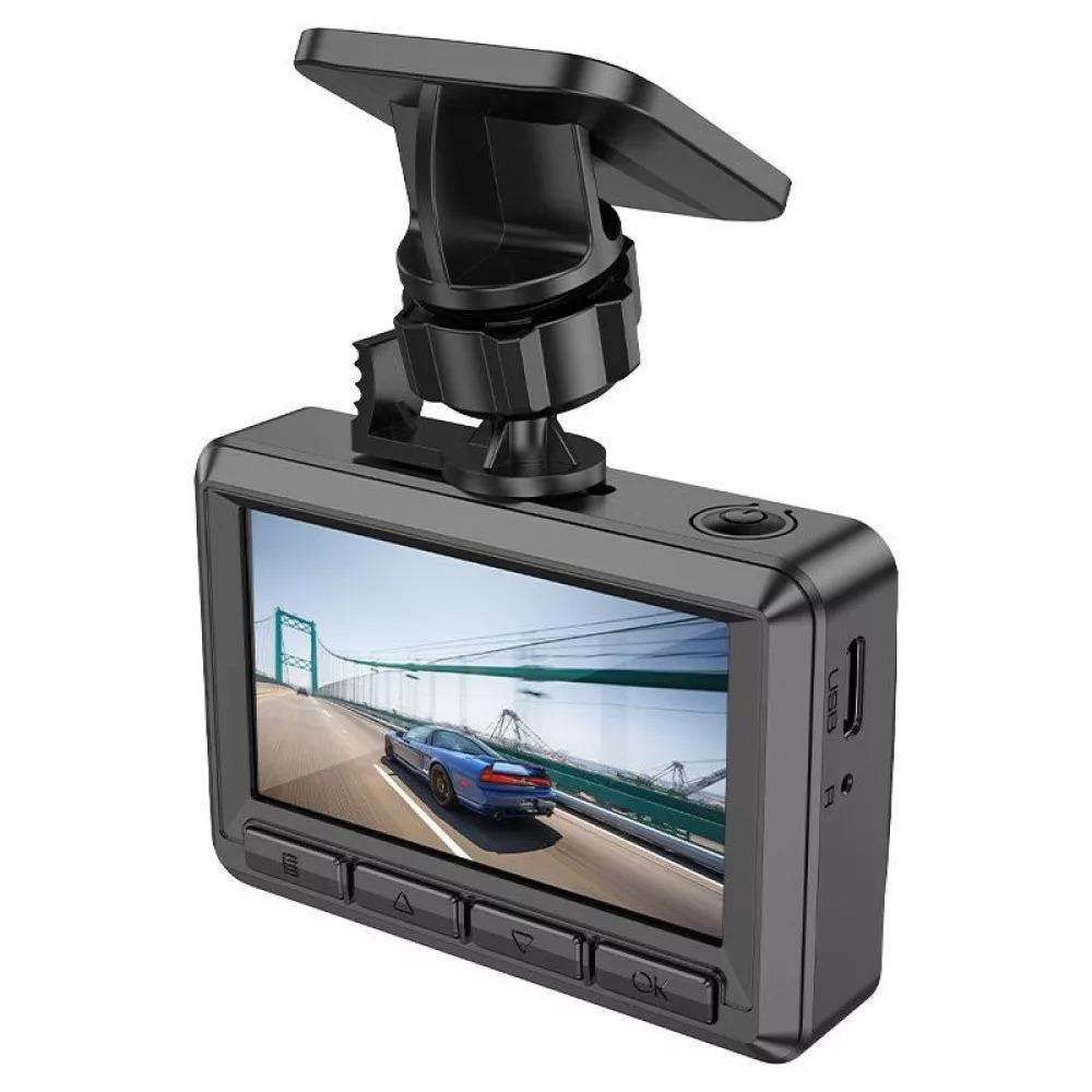 Відеореєстратор Hoco DV3 Driving recorder with display Чорний (DV3-778166) - фото 3