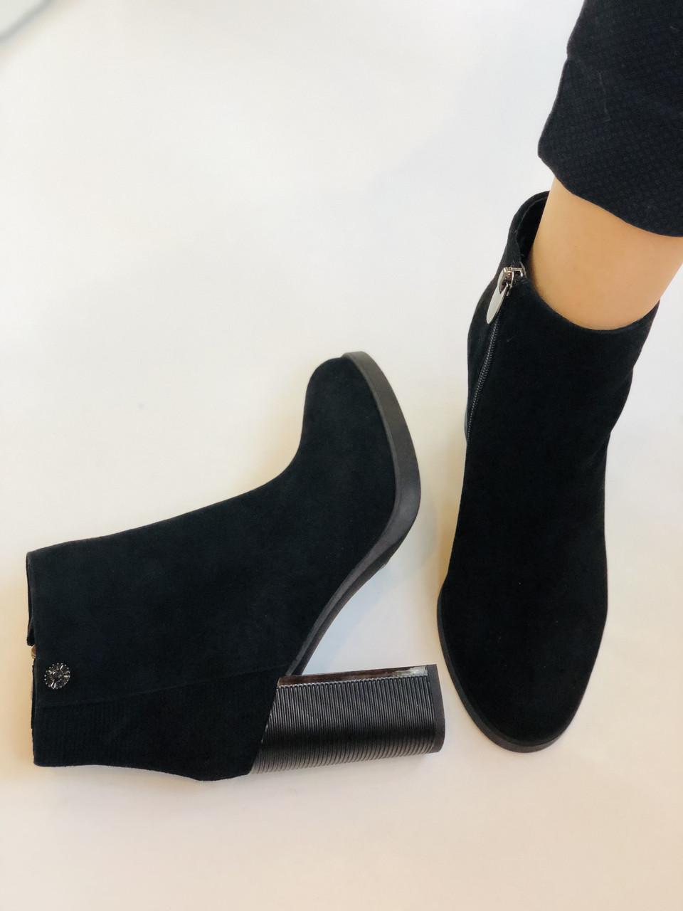 Ботильоны женские осенние Erisses р. 39 25.0 см Черный (2274) - фото 7