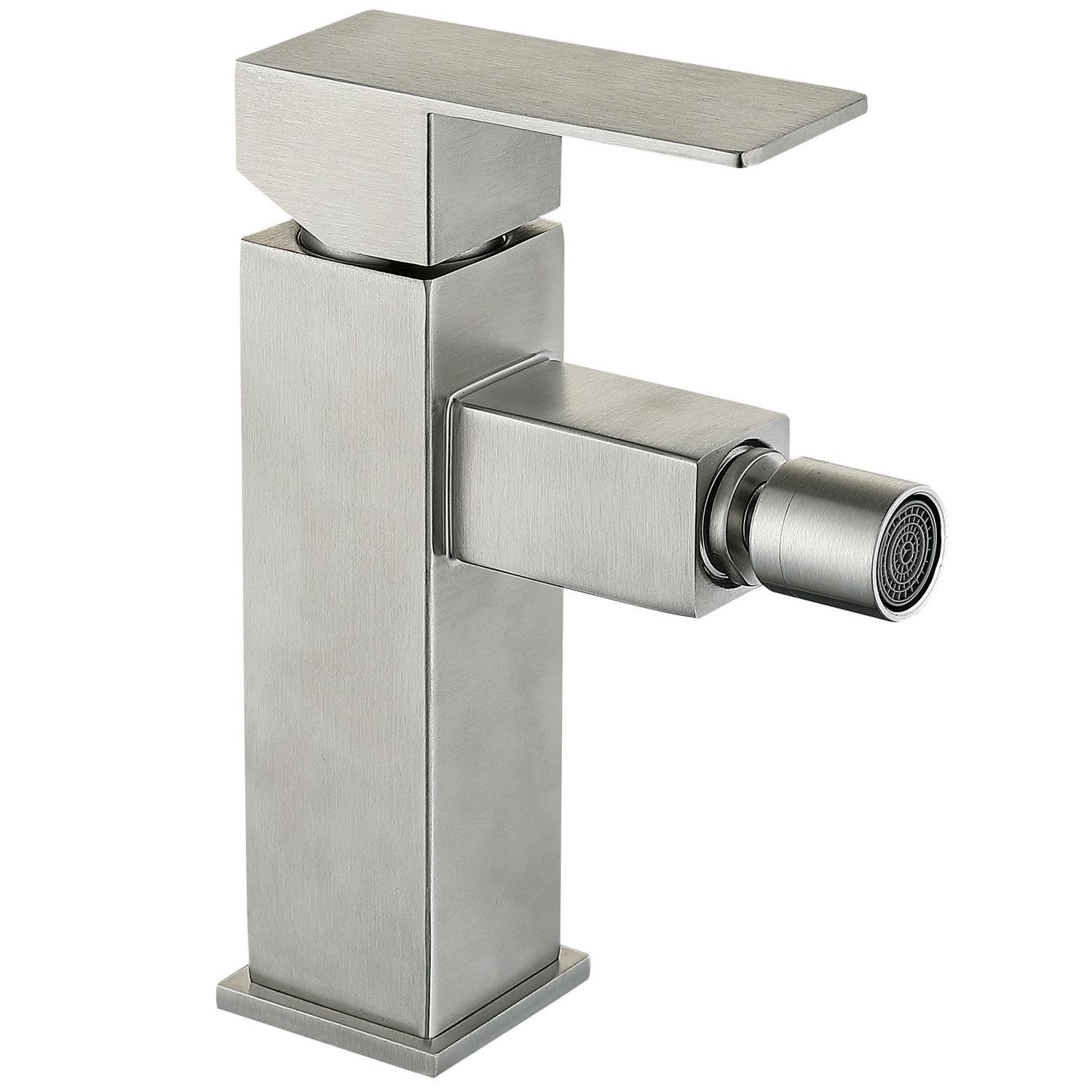 Смеситель для гигиенического душа Lidz Kubis на биде LDKUB001AFNKS46097 Сатин (236570)