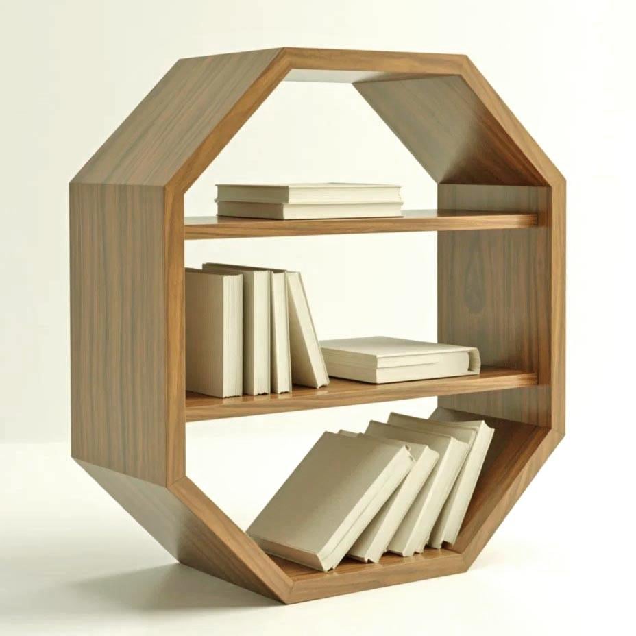 Полка книжная настольная из дерева Караино Сиена (КПА-005705)