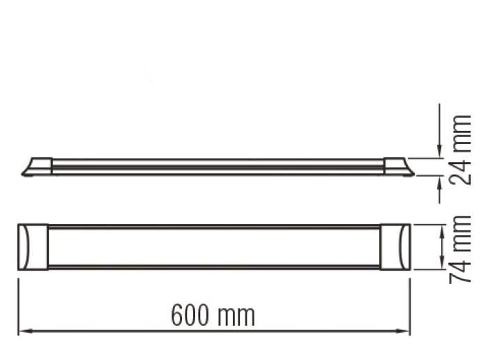 Светильник светодиодный линейный Horoz Electric Tetra/SQ-27 27 W 4200K - фото 5