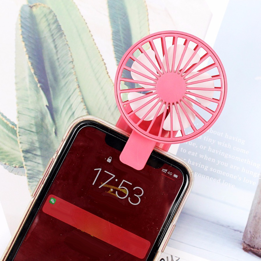 Портативний міні-вентилятор Holder Fan 6800 A акумуляторний Червоний - фото 3