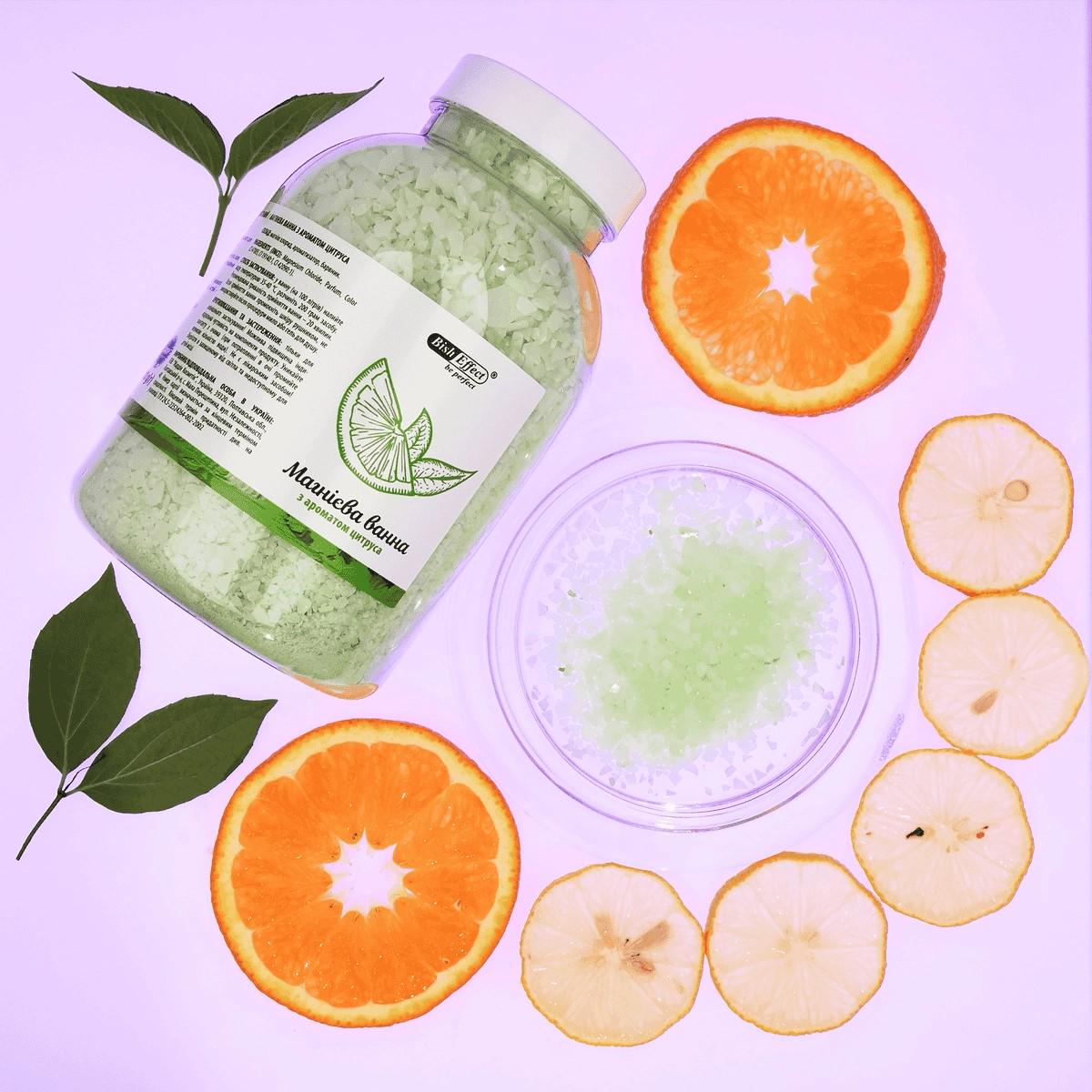 Магниевые ванны Бишофит Полтавский с ароматом цитруса 1000 г - фото 8