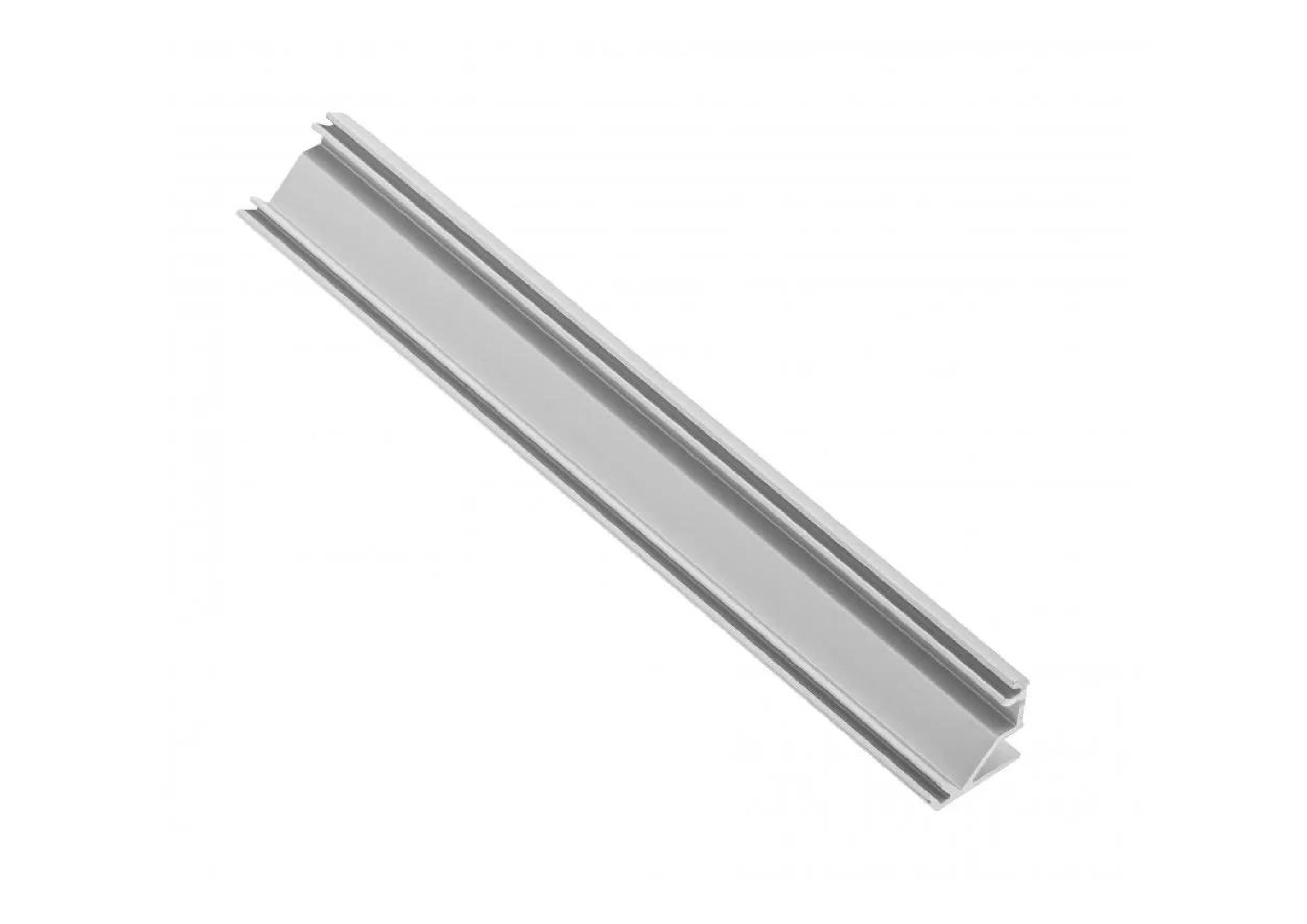 Профіль алюмінієвий GTV GLAX кутовий накладний 3 м Срібний (PA-GTV GLAXNKKT3M-AL)