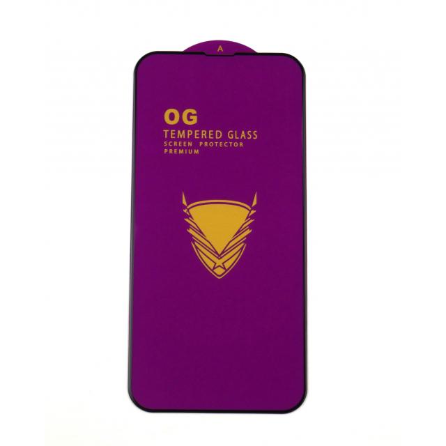 Защитное стекло OG для Apple iPhone 14 Pro в упаковке Black (17976) Защитное стекло OG для Apple iPhone 14 Pro в упаковке Black (17976)