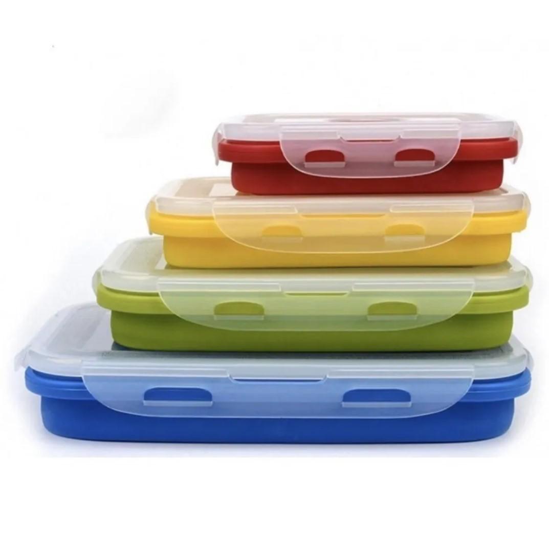 Набір ланч боксів Silicone lunch box складні (12314301) Набір ланч боксів Silicone lunch box складні (12314301)