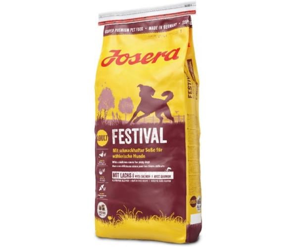 Корм сухой для взрослых привередливых собак Josera Festival с рыбой и птицей 900 г