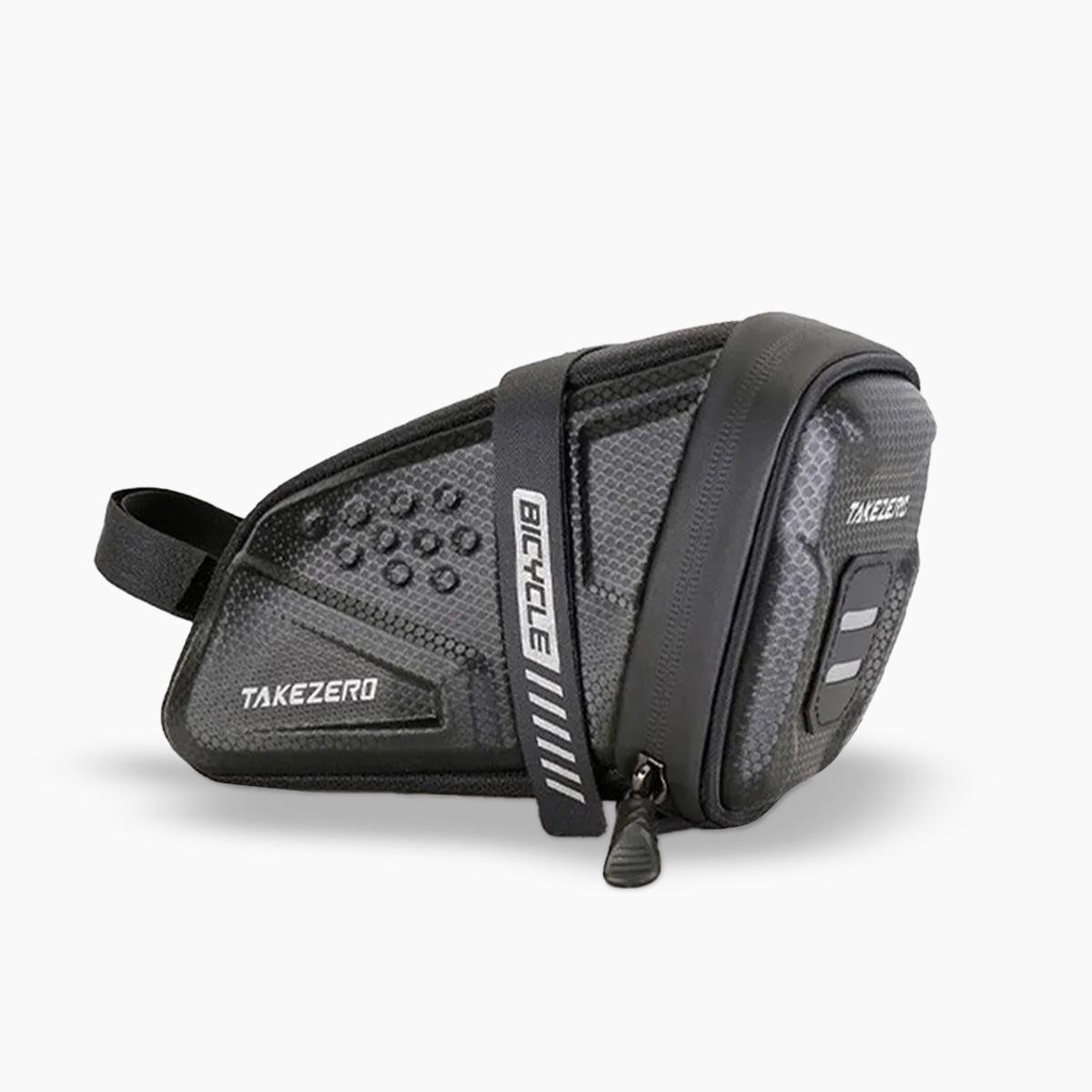 Велосипедная сумка для телефона и ключей Takezero водонепроницаемая под седло Черный (73589)