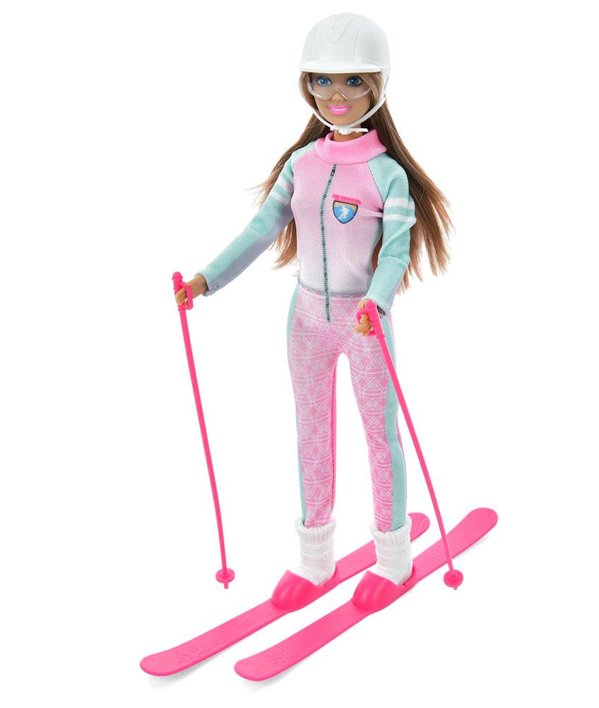 Лялька-лижниця шарнірна в шоломі 29 см (98005) Лялька-лижниця шарнірна в шоломі 29 см (98005)